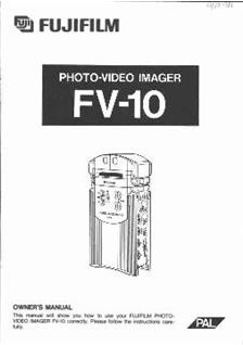 Fujifilm FV 10 manual. Camera Instructions.